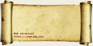 Anđela Nedić vizit kartica